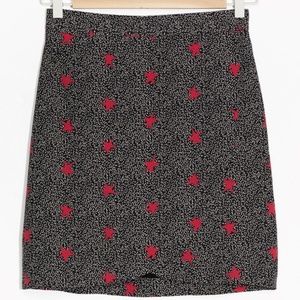 NWOT & Other Stories Starlet Print Wrap Skirt